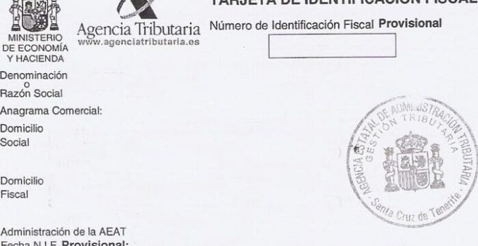 Cómo Obtener el CIF Provisional